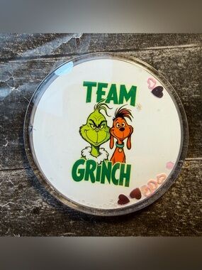 Team Grinch Max Christmas Holiday Badge Pin 2” Multicolor New Unisex